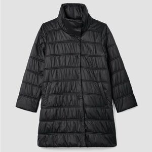 Eileen Fisher Ruched Puffer